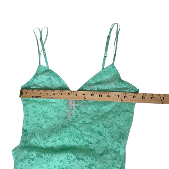 Victoria’s Secret Mint Green Lace Slip Dress Women’s Size Medium NEW NWT - Picture 4 of 9